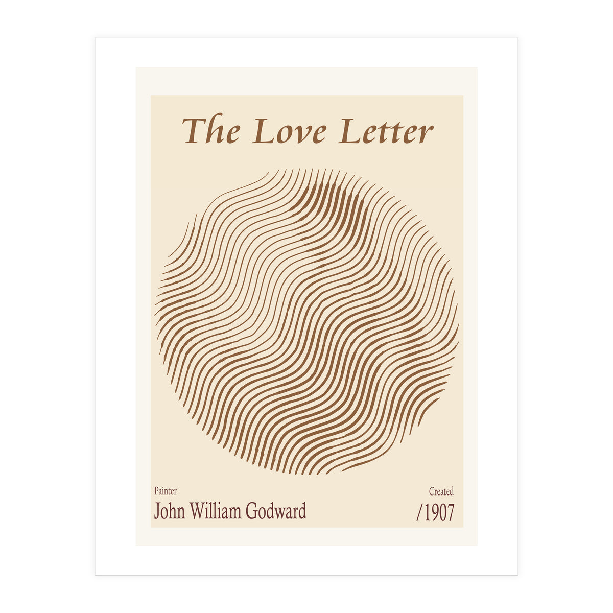 The Love Letter – John William Godward (1907) (Print Only)