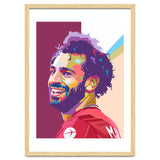 Mohamed Salah pop art portrait thumbnail