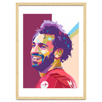 Mohamed Salah pop art portrait