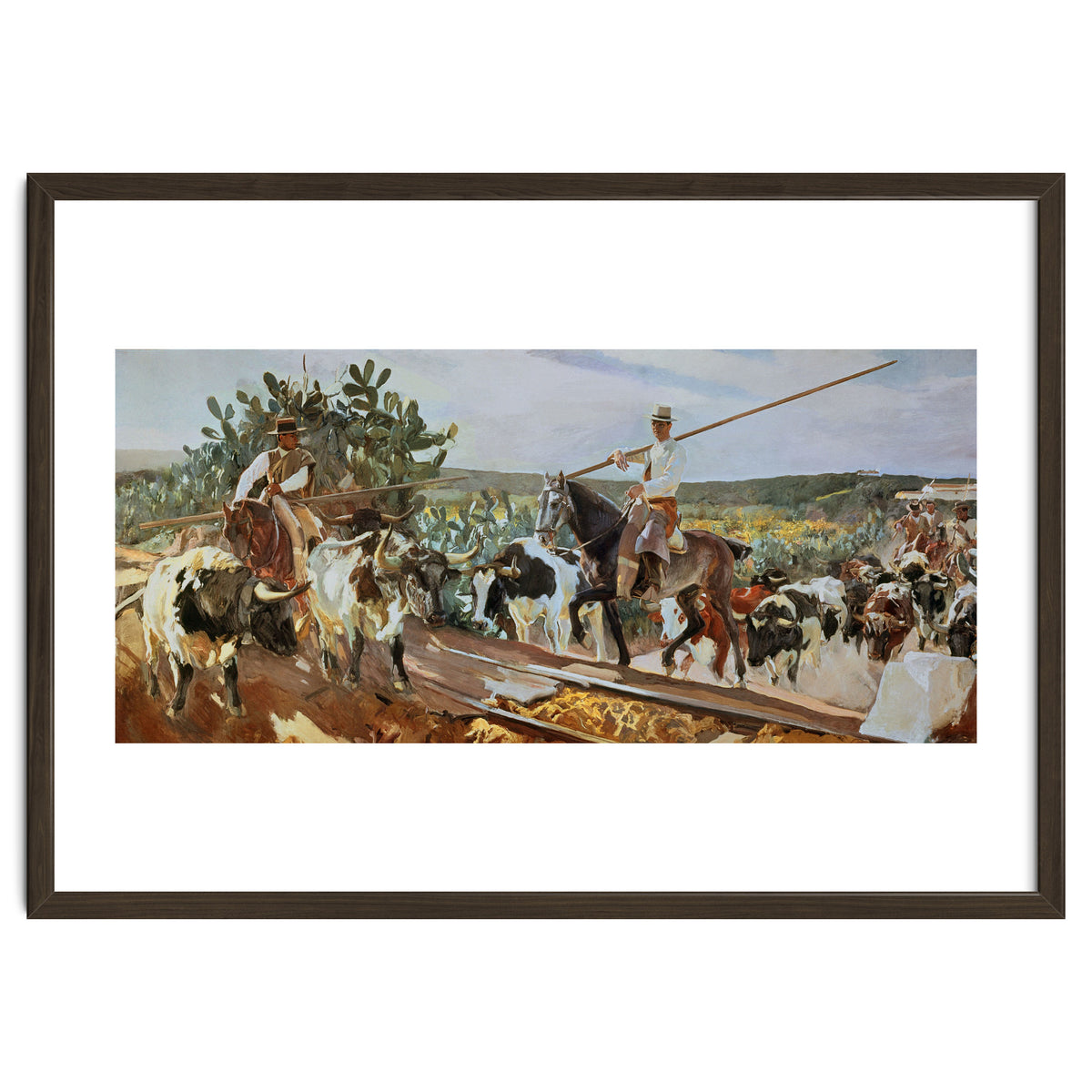 'Andalusia, The Round Up', 1914, Oil on canvas, 358 x 766,5 cm.