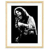 Neil Young Musician Legend in Grayscale 2 thumbnail