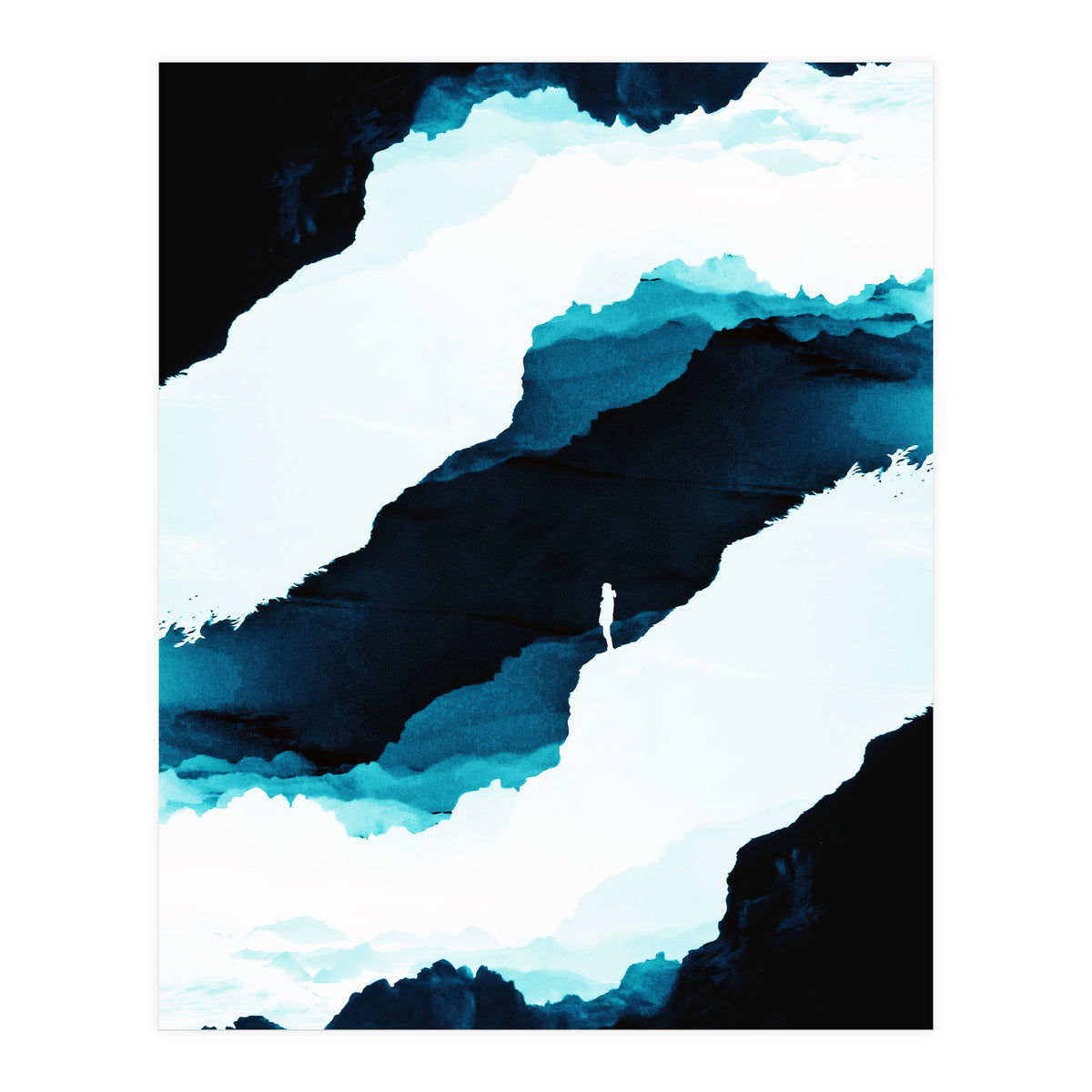 Teal Isolation (Print Only)