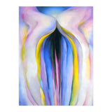 Georgia O’Keeffe – Grey Line with Black, Blue and Yellow (1923) | Elegant Abstract Modernist Composition with Bold Color Contrast (Print Only) thumbnail