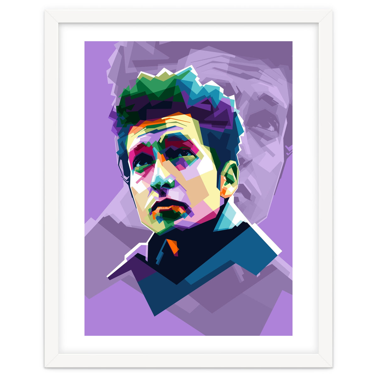 Bob Dylan Pop Art WPAP