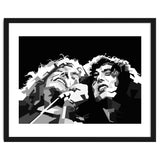 Robert Plant & Jimmy Page Black Illustration thumbnail