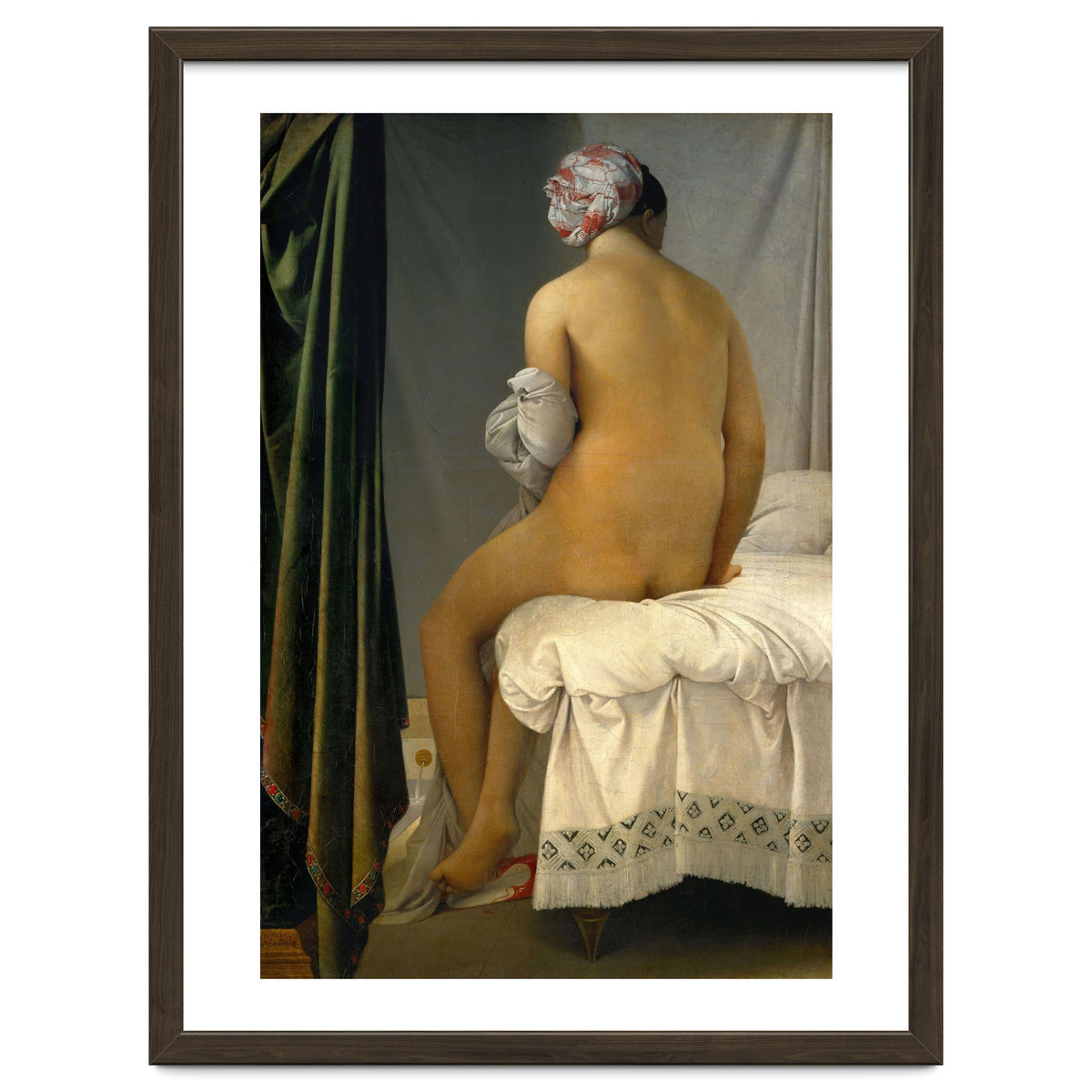 Jean Auguste Dominique Ingres / 'The Valpinçon Bather', 1806, Oil on canvas, 146 × 97,5 cm, RF 259.