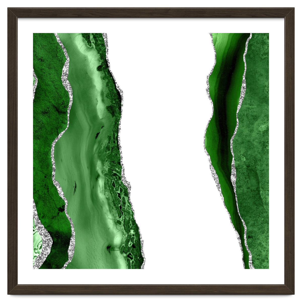 Green & Silver Agate Texture 14