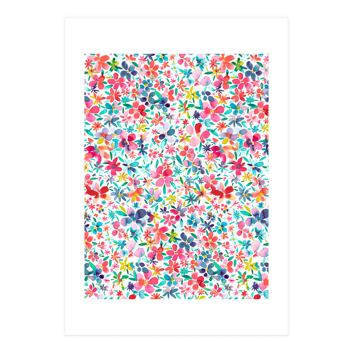 Colorful Flower Petals (Print Only)