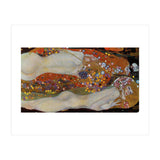 Wasserschlangen - Watersnakes II (The friends),1904/07. Canvas, 80 x 145 cm. (Print Only) thumbnail