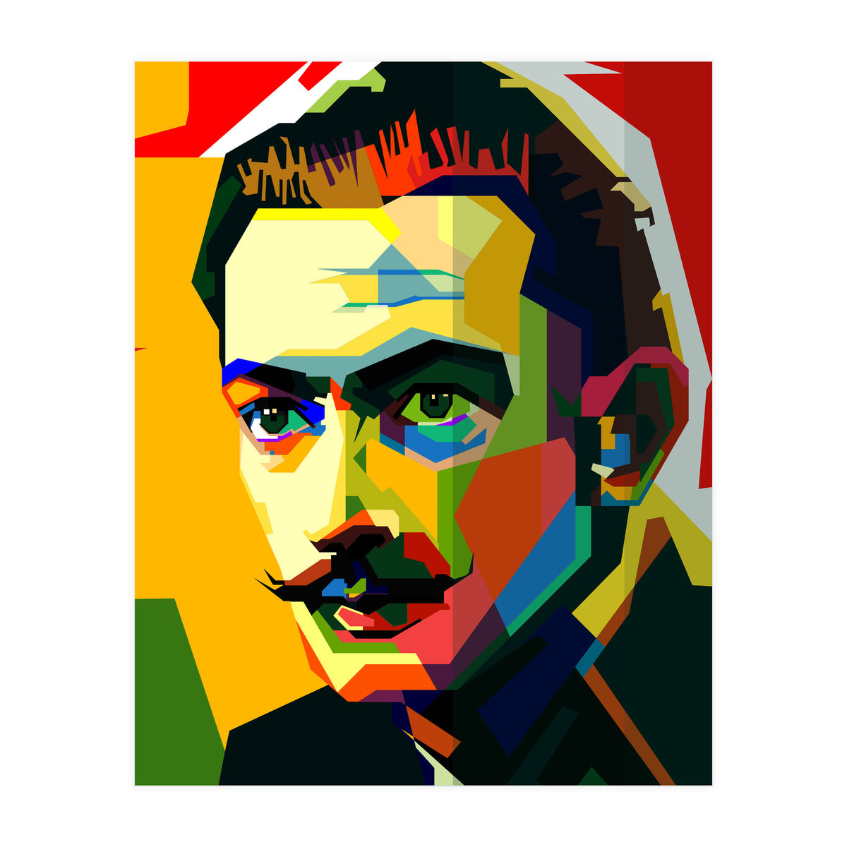 Salvador Dali Maestro Painting Pop Art Wpap (Print Only)