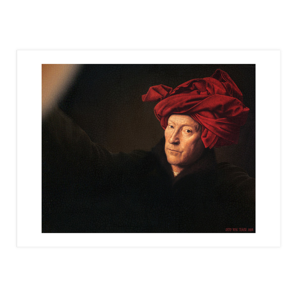 Man In A Turban - Jan Van Eyck - Selfie (Print Only)