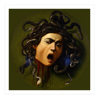 Caravaggio – Medusa | Baroque Mythological Painting Head of Medusa (Print Only)