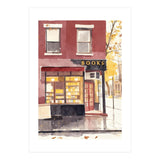 Cozy Bookshop, Autumn Book Shop Street Art, LibraryBook Store (Print Only) thumbnail