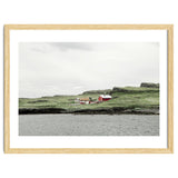 Red house on the shore - Iceland thumbnail