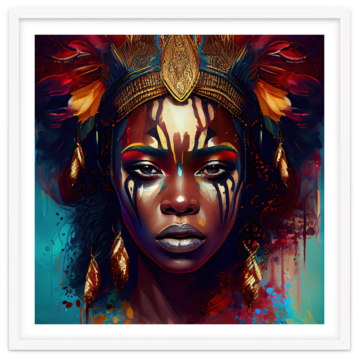 Powerful African Warrior Woman #3