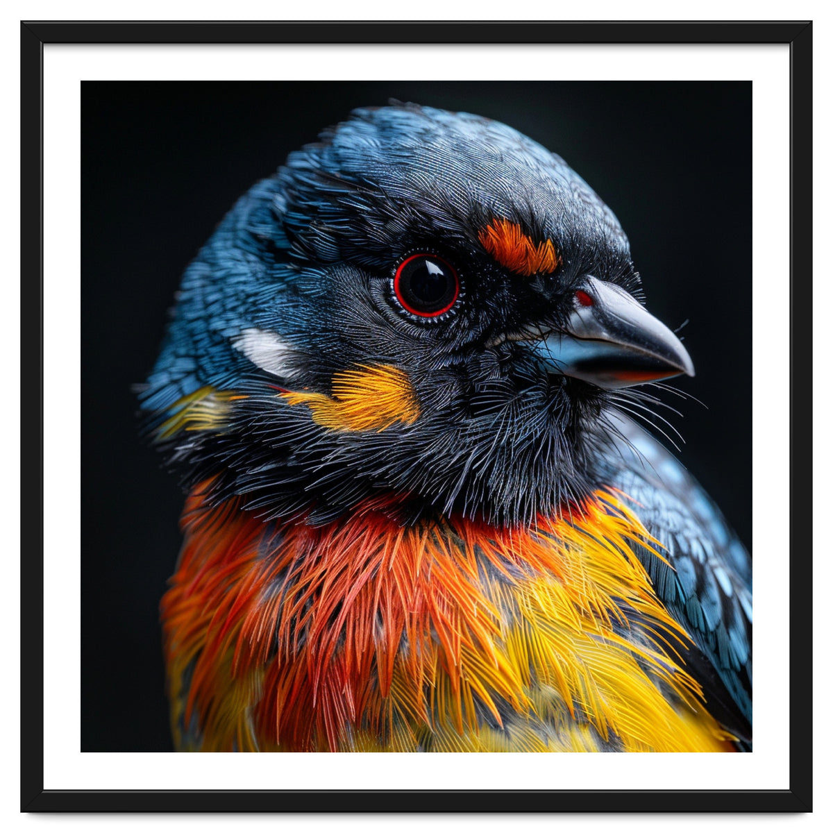 Close Up Of A Colorful Bird In The Wild