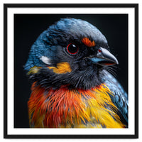 Close Up Of A Colorful Bird In The Wild