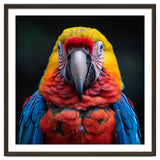 Close Up Portrait Of A Colorful Macaw Parrot thumbnail