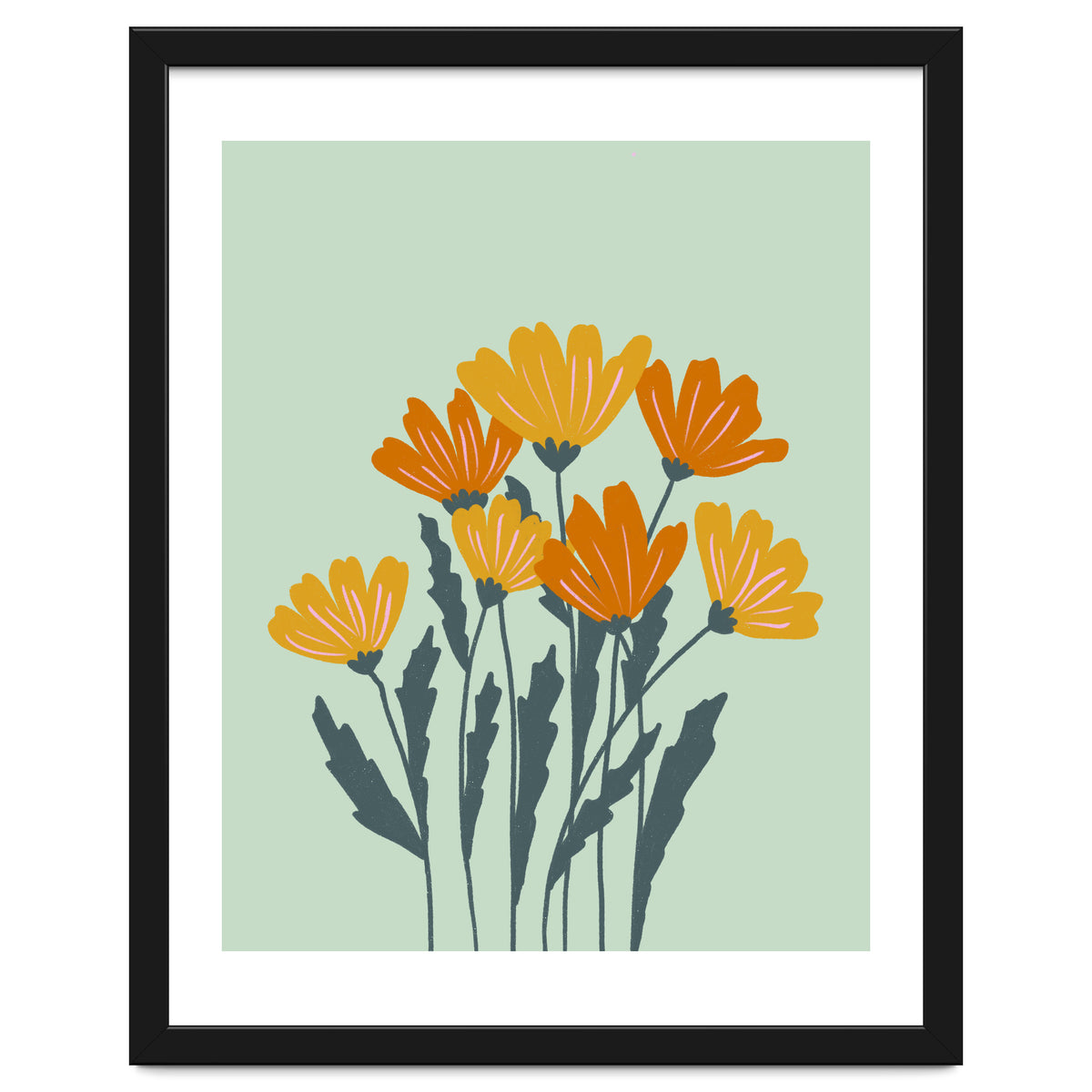 Orange and Yellow Flowers