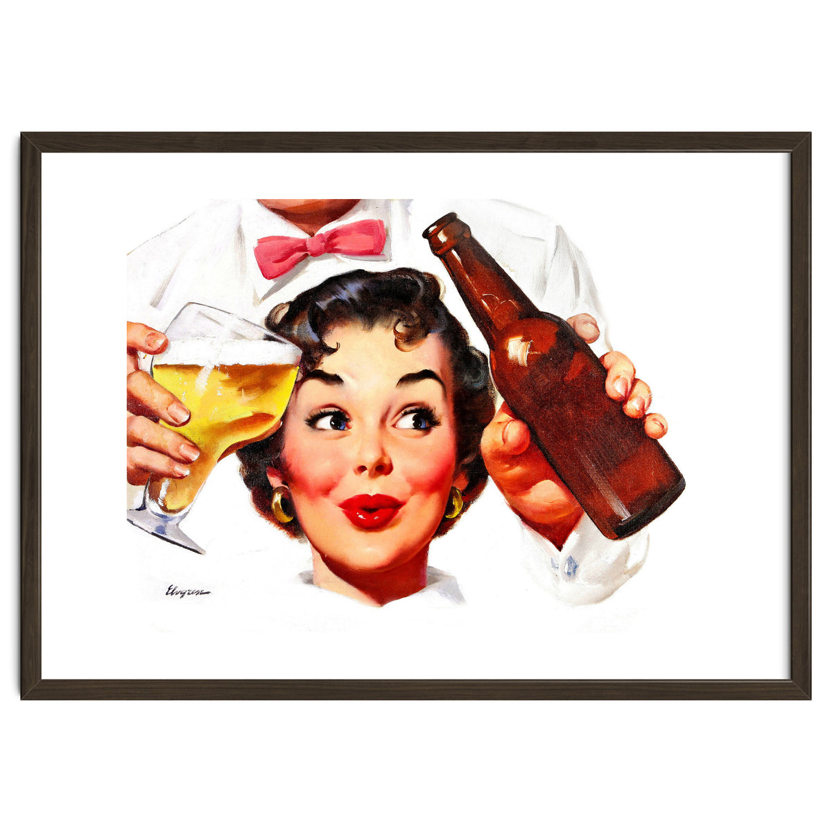 Pinup Beer Lover