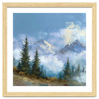 Majestic Snow-Capped Alpine Peaks