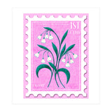 Berkshire Summer Snowflake Postage Stamp (Print Only) thumbnail