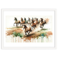 Galloping Horse Herd