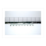 Bench with no people in snowy winter (Print Only) thumbnail