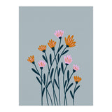 Orange and Pink Flowers (Print Only) thumbnail