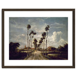 'The Avenue at Middelharnis', 1689, Oil on canvas, 103 x 141 cm. thumbnail
