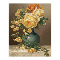 William Duffield – Marchal Niel Roses (1883) Botanical Floral Print (Print Only)