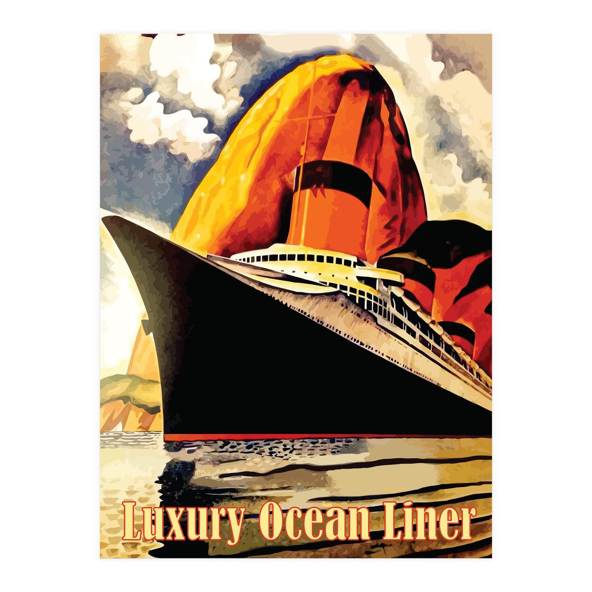 Luxury Ocean Liner (Print Only)
