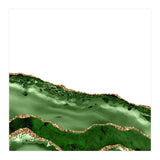 Green & Gold Agate Texture 24  (Print Only) thumbnail