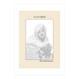 Souvenir – William Adolphe Bouguereau (1894) – Ascii Art (Print Only) thumbnail