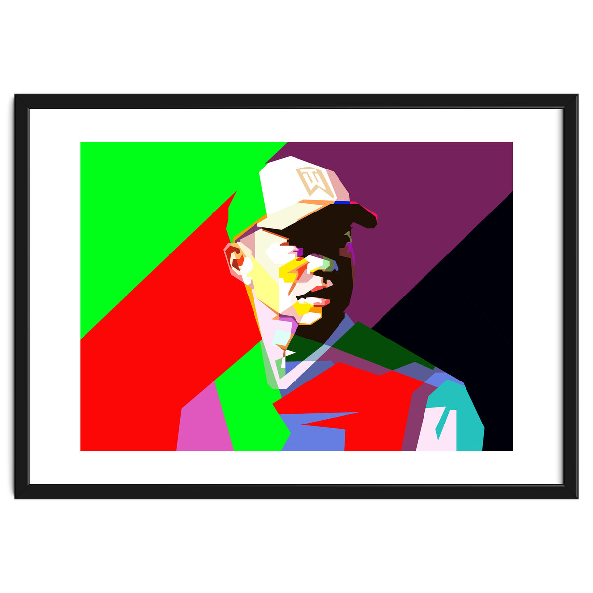 Tiger Woods Golf Legendary Pop Art WPAP