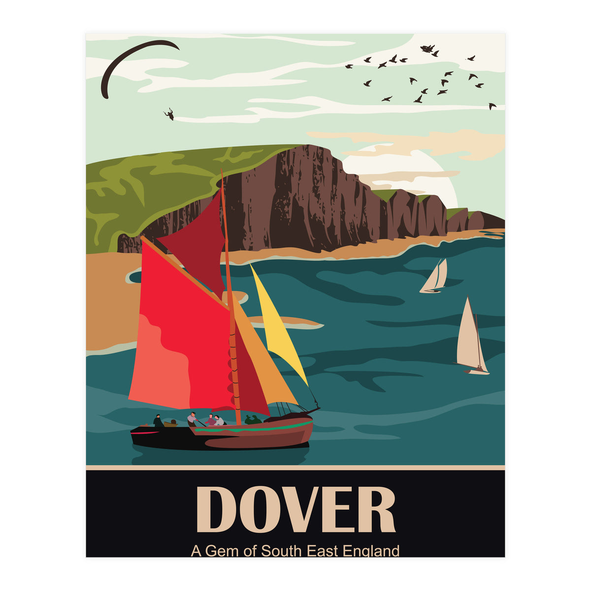 Dover, a Gem Of Southeast England (Print Only)