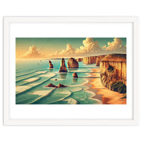 Vintage Australia, Great Ocean Road Poster