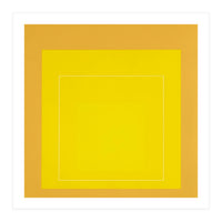 JOSEF ALBERS - HOMAGE TO THE SQUARE YELLOW   (Print Only)