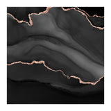 Black & Rose Gold Agate Texture 01  (Print Only) thumbnail