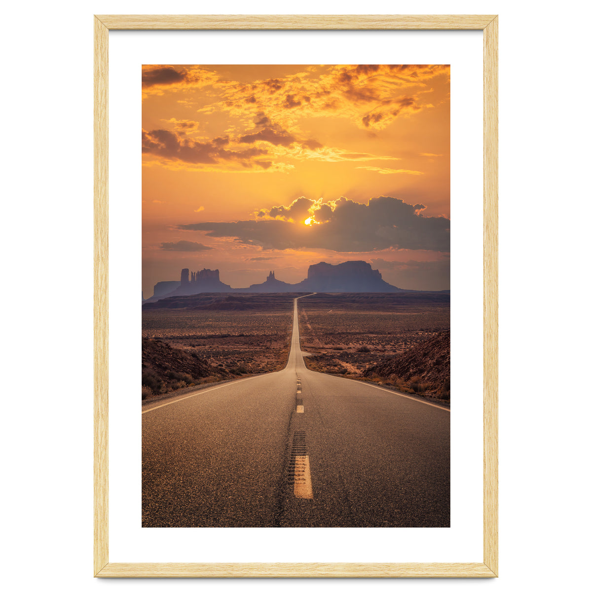Famous Forrest Gump Road - Monument Valley
