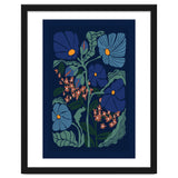 Klimt Flower Dark Blue thumbnail