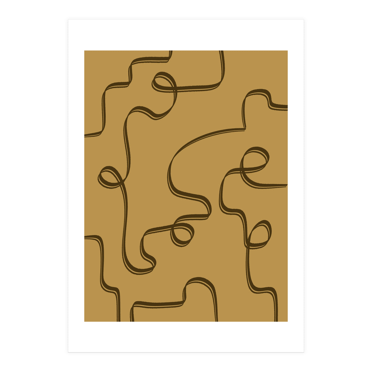 Ribbon Dance on Sand (Print Only)