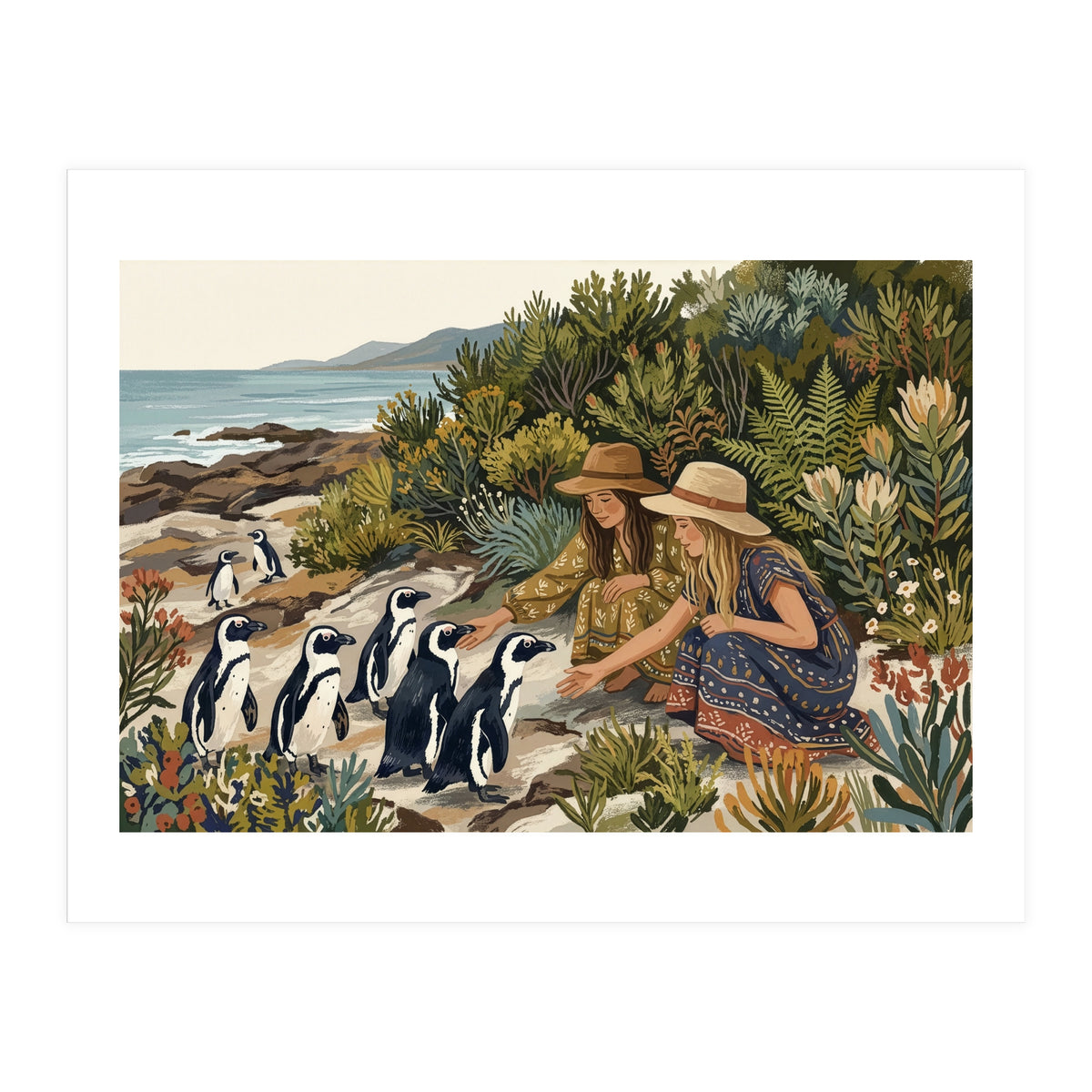 Penguin Coast Encounter (Print Only)