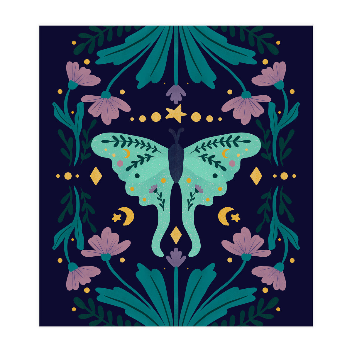 Mystical Series – Luna Moth (Print Only)