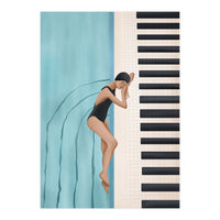 Relaxation By The Pool (Print Only)
