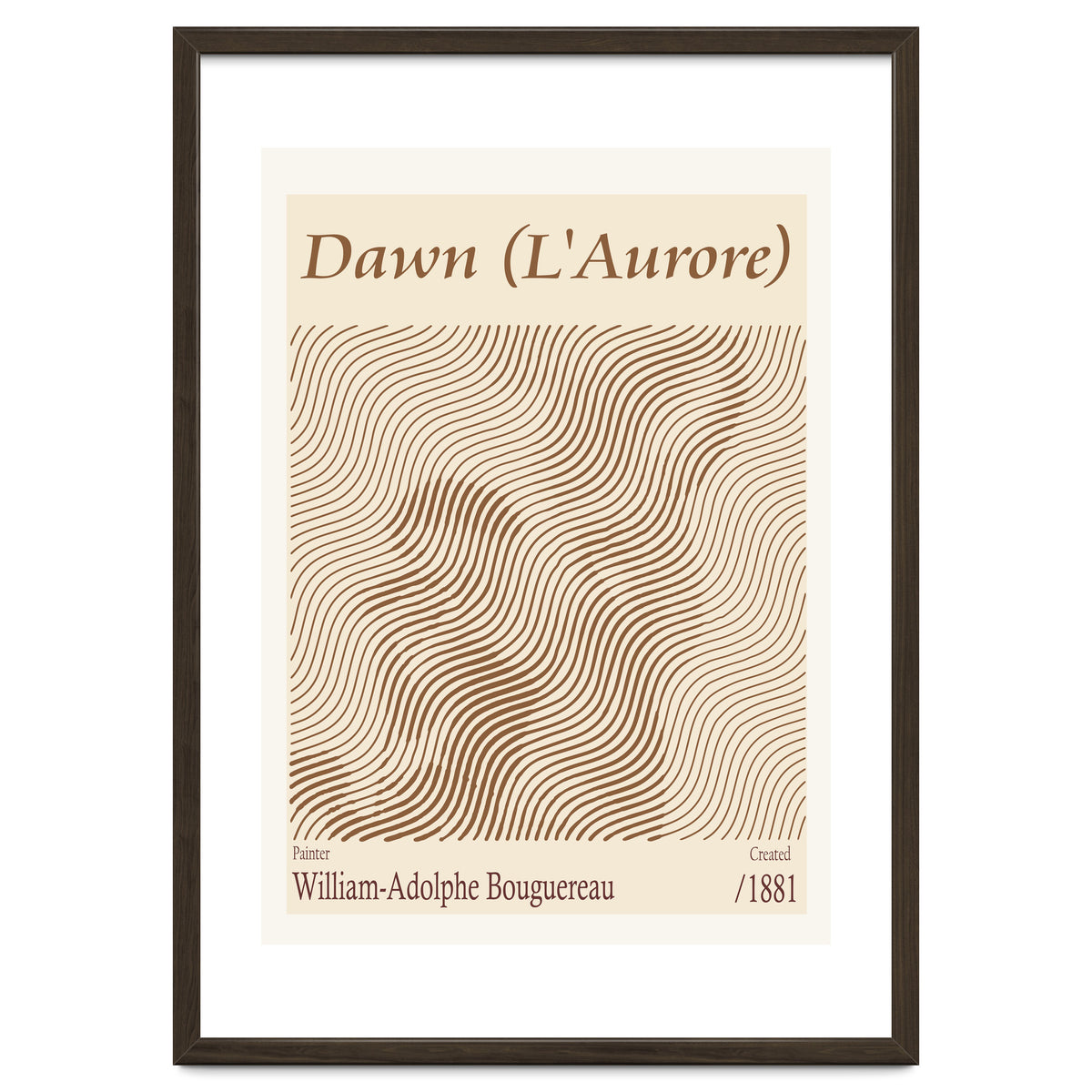 Dawn (l'aurore) – William Adolphe Bouguereau 1881