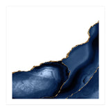 Navy & Gold Agate Texture 22 (Print Only) thumbnail