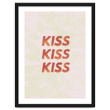 Kiss Kiss Kiss Love Typography thumbnail