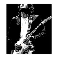 John Mayer American Musician Legend in Grayscale (Print Only)