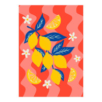 Colourful Lemon Branch (Print Only)